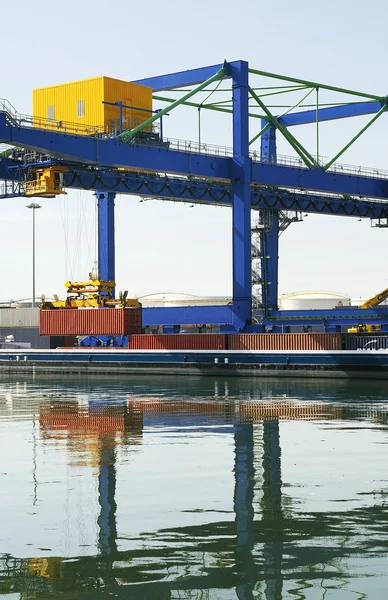 Port logistyki — Zdjęcie stockowe