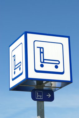 Signage carts clipart