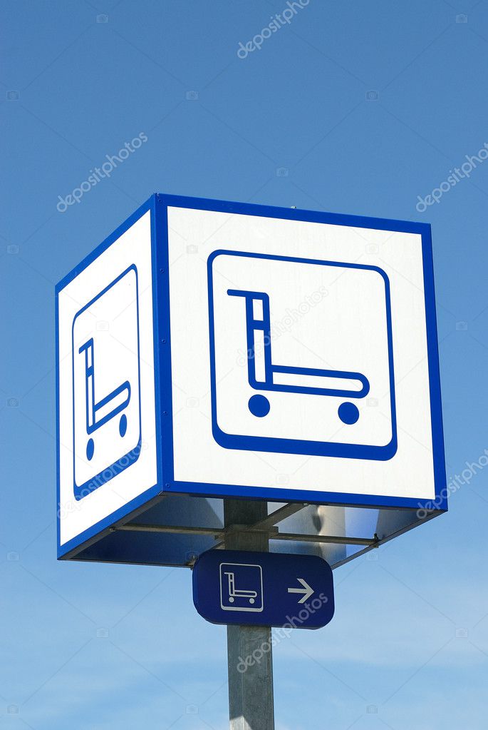 Signage carts