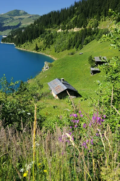 Lago Roselend — Fotografia de Stock