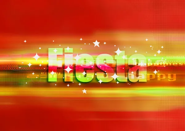 Fiesta czerwona — Zdjęcie stockowe