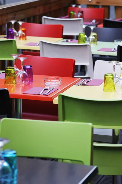 stock image Colored restaurant