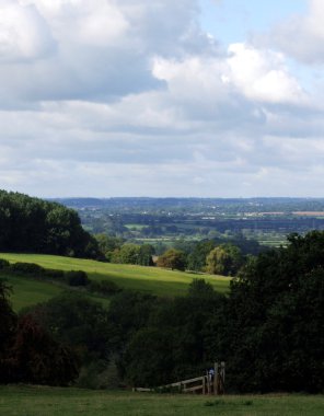 Wiltshire Fields View clipart