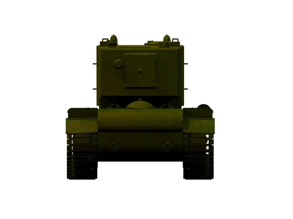En stridsvagn som isolerade. — Stockfoto