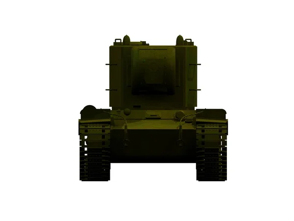Un tanque del ejército aislado . —  Fotos de Stock