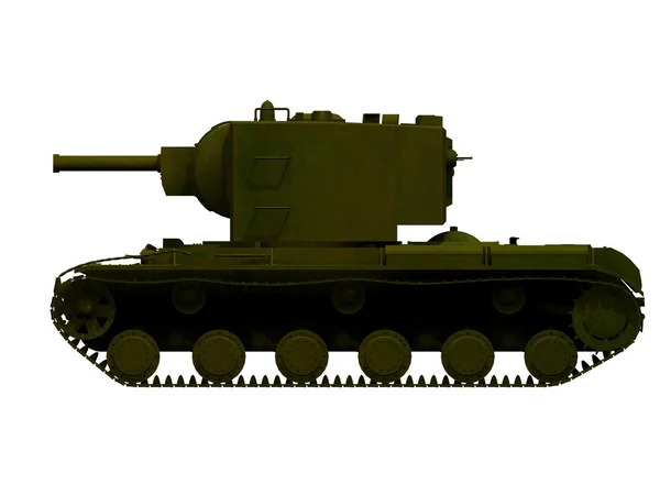 Um tanque do exército isolado . — Fotografia de Stock