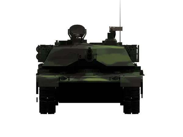 Um tanque do exército sobre fundo isolado . — Fotografia de Stock