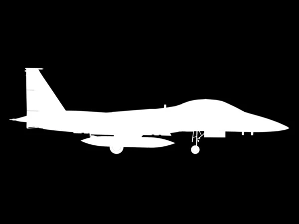 Samolot myśliwski — Zdjęcie stockowe