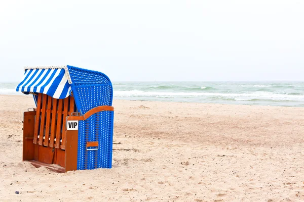 stock image Beach chair in northern germany