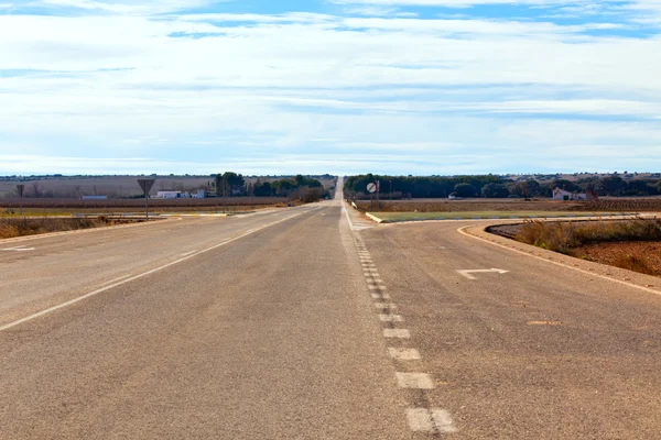 stock image Empty country road