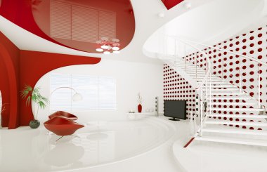 modern iç mekan tasarımları salon 3d render