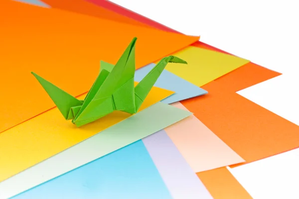 Птицы Оригами — стоковое фото