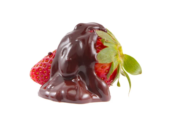 stock image Strawberry in chocolate