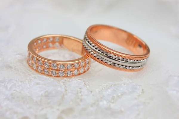 stock image Two wedding rings