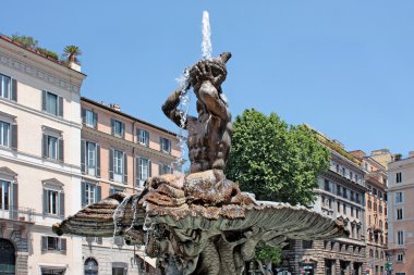 The triton Bernini fountain clipart