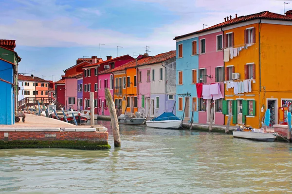 Burano colorful town in Italy — Stock Photo, Image