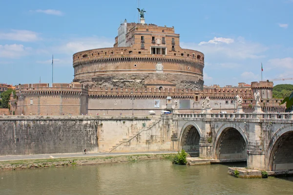 罗马圣安杰罗城堡 — 图库照片