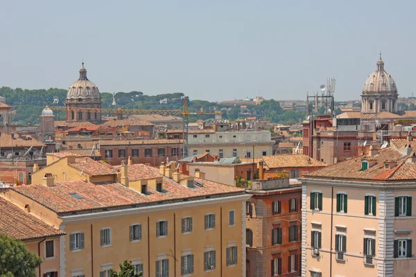 查看上面的罗马市中心 — 图库照片
