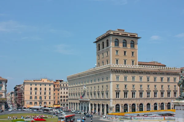 Uma vista da Piazza Venezia — Fotografia de Stock