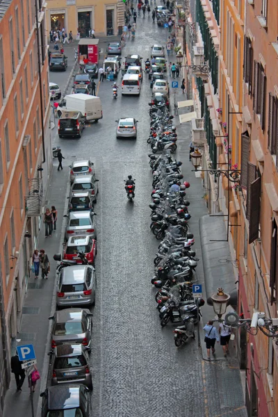 Vista acima do centro de Roma — Fotografia de Stock
