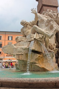 Piazza Navona 'daki çeşme