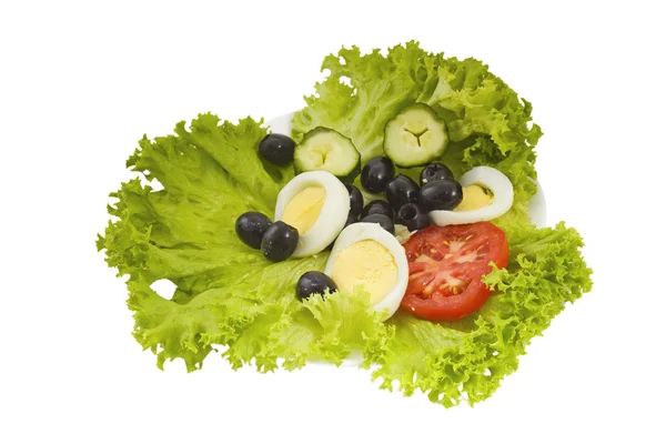 Salat og salat – stockfoto
