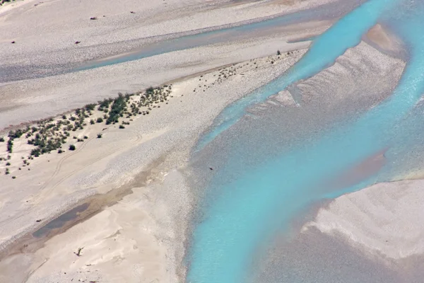 stock image View of mountain river in summer