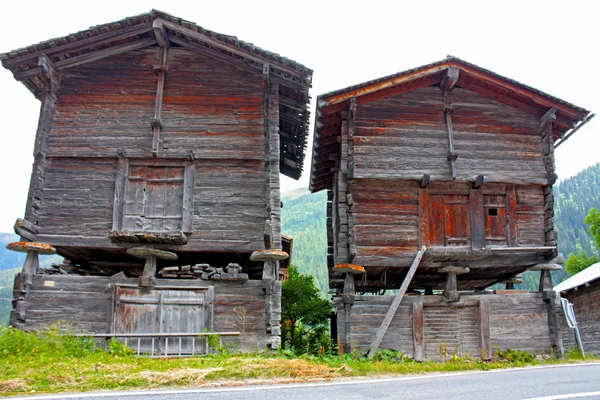 Vesnice ve Švýcarsku — Stock fotografie
