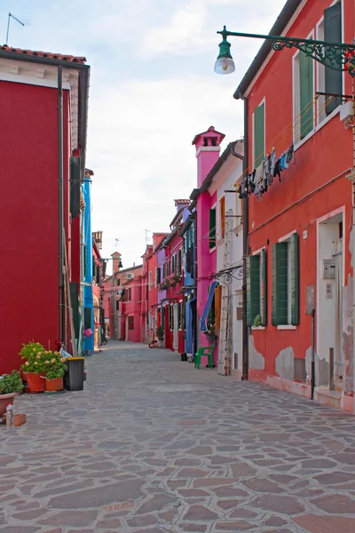 Färg hus i Venedig — Stockfoto