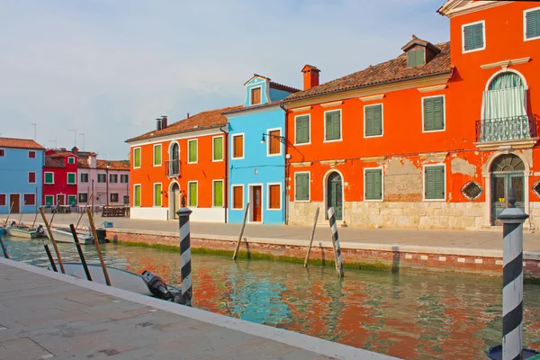 Colorful buildings of Burano — Stock Photo, Image