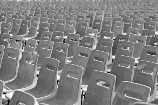 stock image Multiple chairs in rows