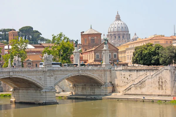 全景梵蒂冈城的视图 — 图库照片