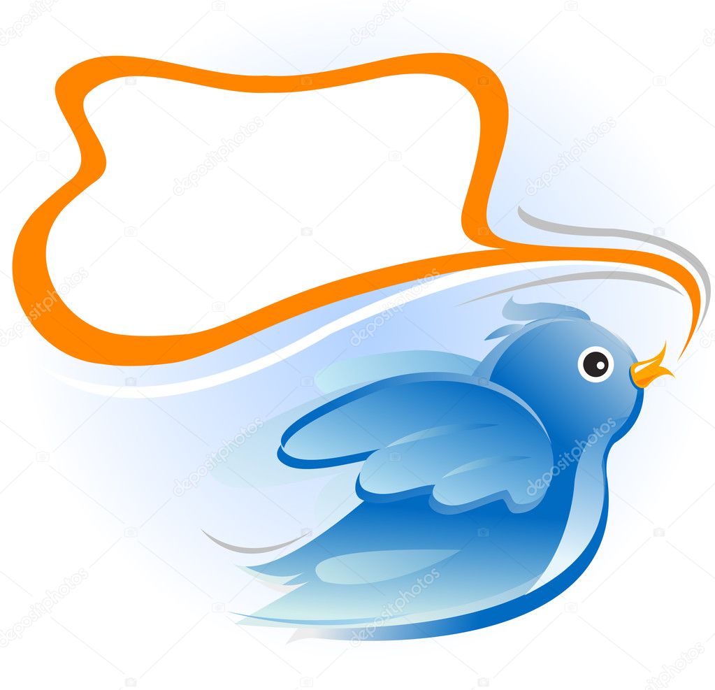 Twitter blue bird