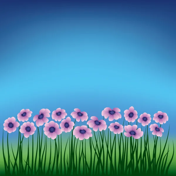 Streszczenie ilustracja kwiatowy — Zdjęcie stockowe