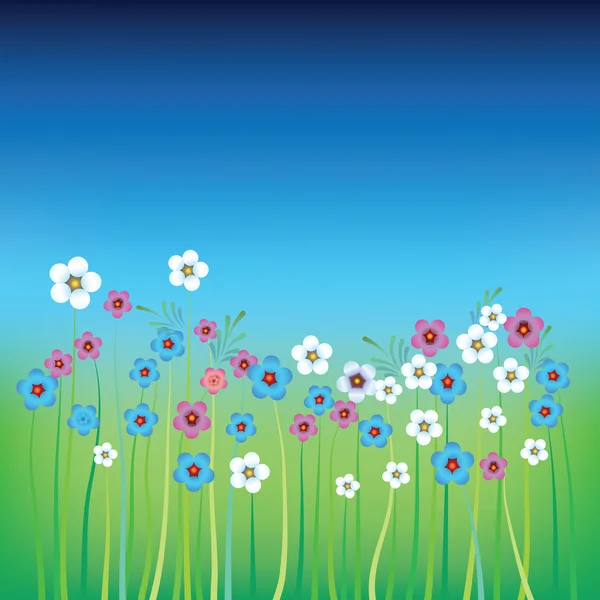 Soyut çiçek şekil — Stok fotoğraf