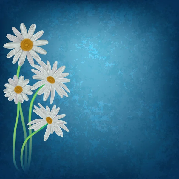 鎮静と抽象の花の背景 — ストックベクタ