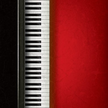 abstract music background with piano clipart