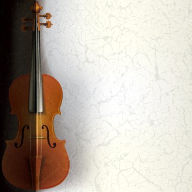 abstract music background with violin