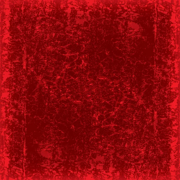 Abstraktní grunge červené pozadí — Stockový vektor