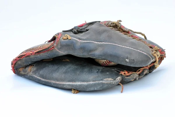 Gamla baseball handske — Stockfoto