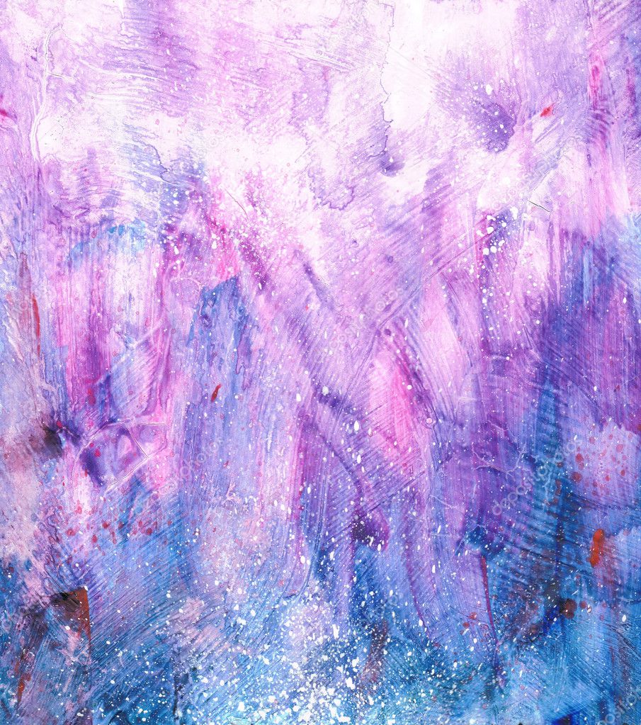 abstract | Watercolor background, Blue and purple, Watercolor