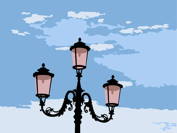 Венецианская лампа — стоковый вектор