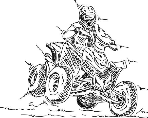 Quart de roue — Image vectorielle