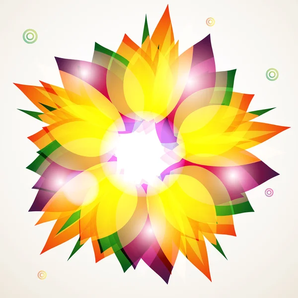 Blumen abstrakten Hintergrund. eps10 — Stockvektor