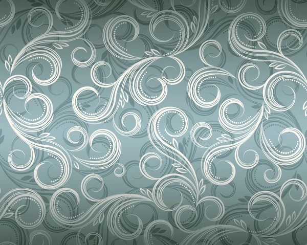 Curl växt blommig bakgrund, illustration i eps10 format. — Stock vektor