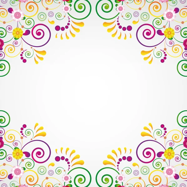 Fundo de design floral . —  Vetores de Stock