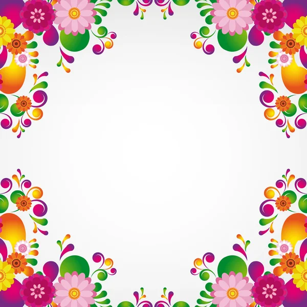Floral design background. — Stock Vector