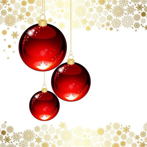 Christmas transparent ball — Stock Vector