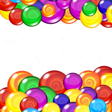 Candy background, Editable Illustration. clipart