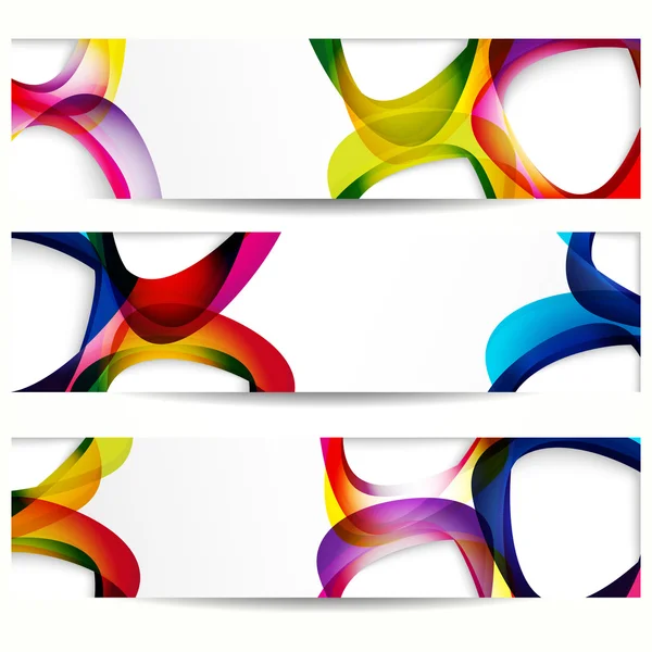 Banner abstracto con formas de marcos vacíos para su diseño web . — Archivo Imágenes Vectoriales